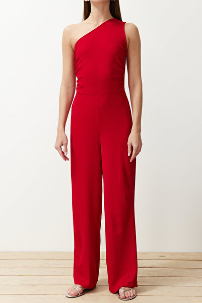 Trendyol Collection Salopetă roșie Maxi TWOSS23TU00078