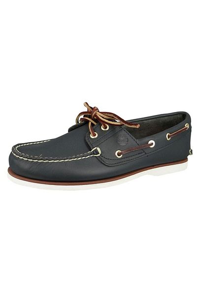 Timberland low_shoe Herren Schnürschuhe Bootschuhe C74036 Boat Navy Blue Blau