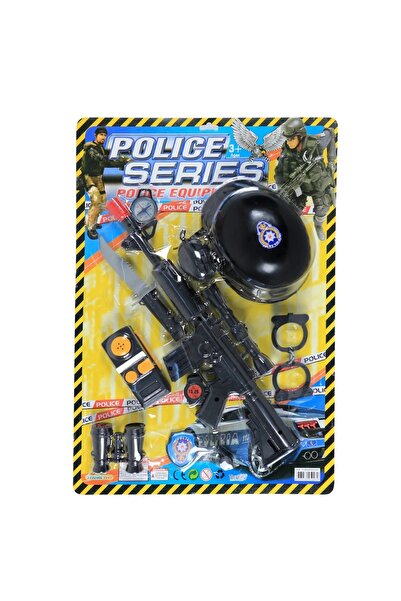 A-T AYZE-TRENDY ÇOCUK OYUNCAK POLİS KELEPÇE KASK OYUN SETİ 50069