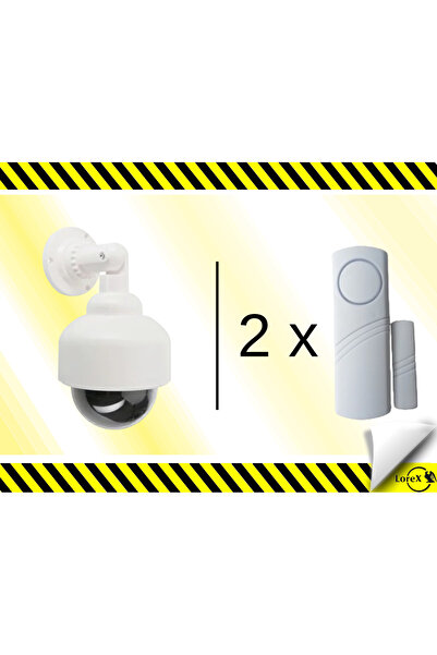 LOREX Robotix  Caydırıcı Mobese Kamera + 2adet  4444C Pencere Alarm