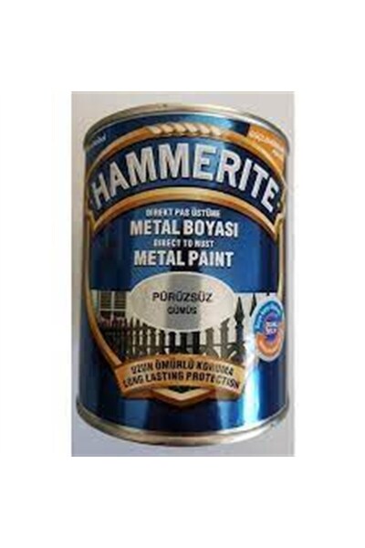 Marshall Hammerite Metal Boyası Düz Gümüş 0,75 Lt
