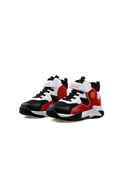 pepino Fy24 1656 Black White Red Children's Basketball Shoes FY24-1656-BLACK-WHITE-RED Colored