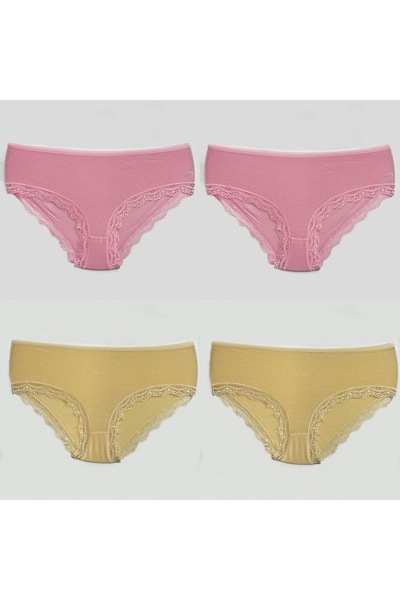 Clara Butik 4-пачка жіночих трусиків Danelli з високою талією (надзвичайно м'...