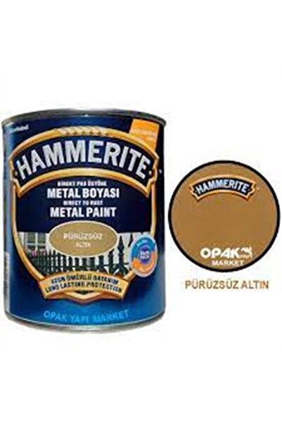Marshall Hammerite Metal Boyası Düz Altın 2,5 Lt