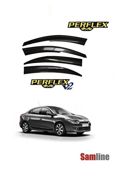 PERFLEX Renault Fluence 2012 Modeller için Cam Rüzgarlığı Takımı 4'lü Set