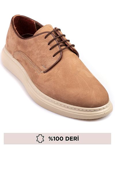 depderi Ανδρικά παπούτσια με ψηλή σόλα 100% Nubuck