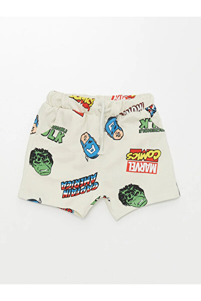 LC Waikiki LCW baby Elastic Waist Spiderman Printed Baby Boy Shorts