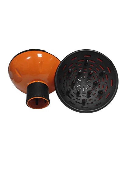 MCK Fön Makinesi Başlık Saç Kurutma Aparatı /TURUNCU /Profesyonel Makinelere Uyumlu Saç Şekillendirici