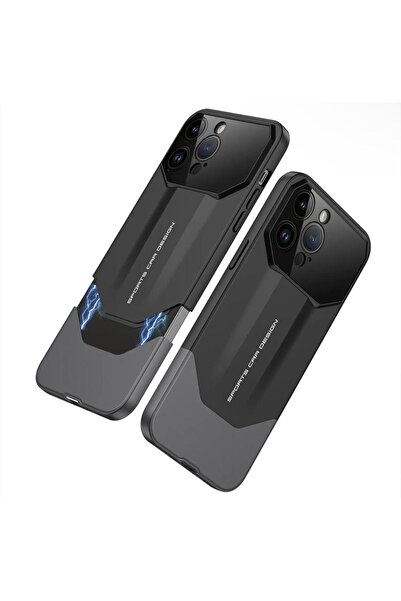 Rivor Apple iPhone 14 Pro Max Kılıf Kamera Korumalı Çift Parçalı Mıknatıs Tas...
