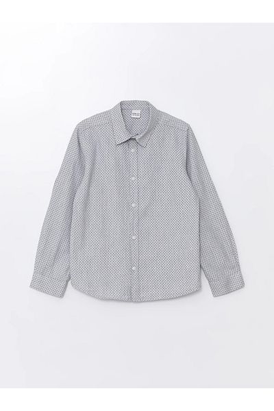 LC Waikiki LCW ECO Patterned Long Sleeve Boy's Shirt