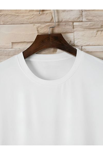 NewCabin Tricou oversize cu croiala relaxată, unisex, 30/1, pieptănat