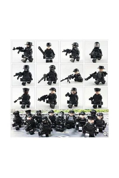 ttoysworld 12 قطعة من ملحقات مجموعة تشغيل Swat المتوافقة مع Lego
