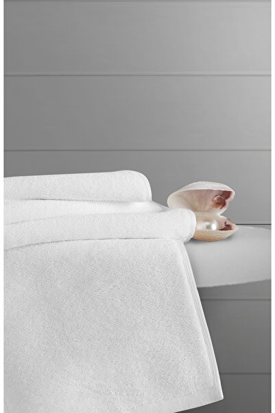 fabrikalite Набір білих рушників для рук і обличчя - м'які, 100% бавовна, 2 штуки в упаковці, 70x140 см, 540 грам, розкішні рушники