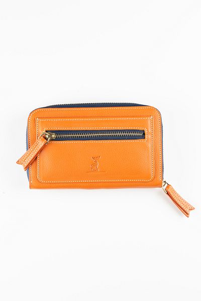 Conceria Pelle Elegante Grande Genuine Leather Women's Wallet