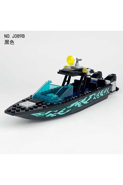 ttoysworld Lego Compatible 8-Piece Swat Sailor Sat Police Set with Swat Boat