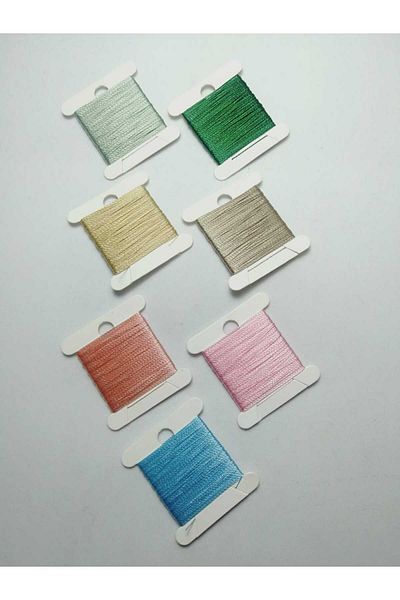 Eskişehir hobi sanat 7 Χρώματα 0,2 mm 10 μέτρα Λεπτές χάντρες προσευχής - Το πιο λεπτό χάντρες προσευχής είναι ιπποδρέμος
