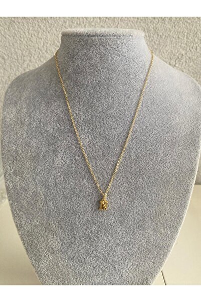 Judas Takı N Harf Gold Kolye , Baş Harf Kolye