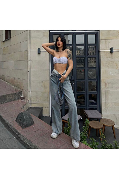 Boxer Detay Buggy Jean Pantolon