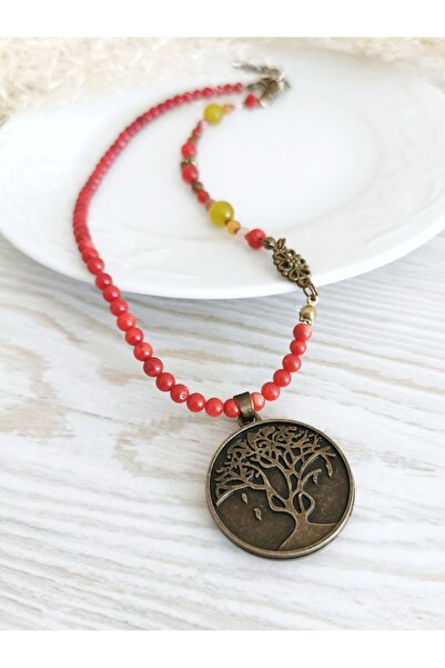 Halley Concept Real Flower Patterned Special Design Epoxy Women's Necklace