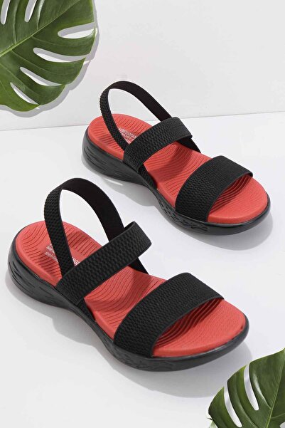 Bambi صندل نسائي أسود أحمر K05928200254