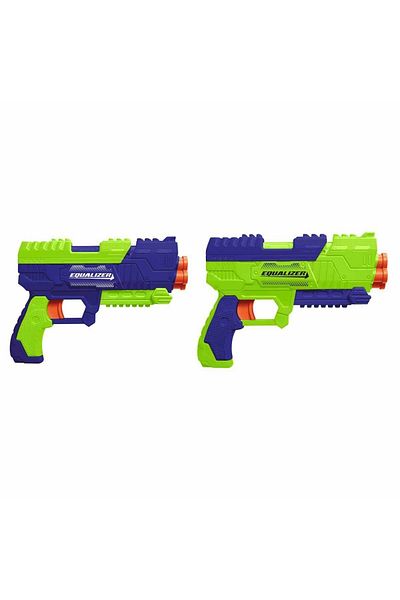Sunman Nessiworld Air Warriors Equalizer - 2 Sponge Darts Shooting Gun with 10 Bullets 21 cm