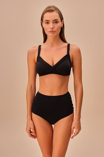 SUWEN Covered Banded Bikini Top