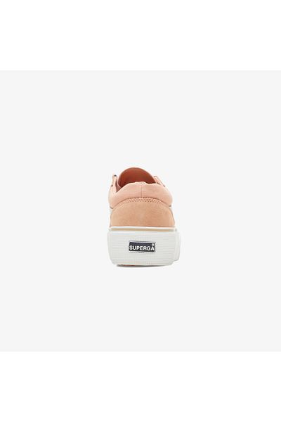 Superga 3041 Revolley Pink-White Colorblock Platform Women's Sneakers