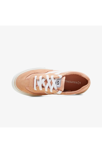 Superga 3041 Revolley Colorblock Platform Kadın Pembe-Beyaz Platform Sneaker