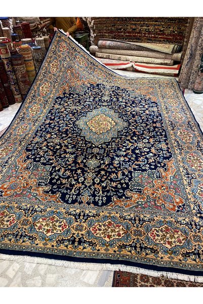 RD RAMAZAN DAĞ EL HALI SANATI El Dokuma iran kirman Halısı pamuk üstü yün Dok...