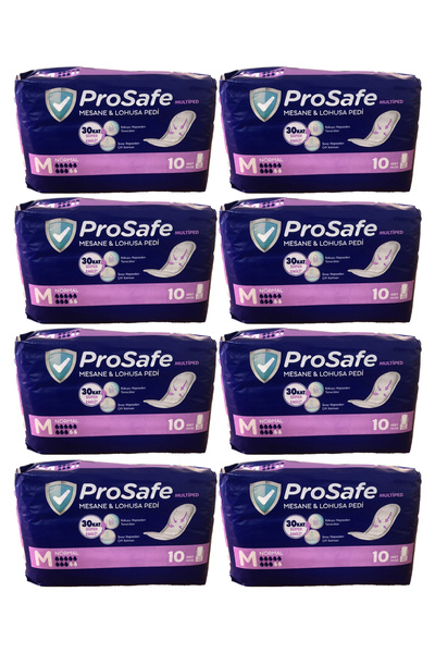 PROSAFE Multiped Lohusa & Mesane Pedi Normal 10 lu x 8 Paket