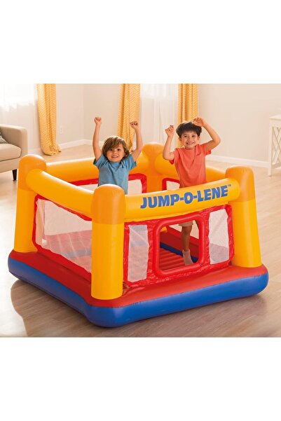 Intex Şişirilebilir Atlama Platformu Oyun Evi Jump-O-Lene 174x174x112 cm
