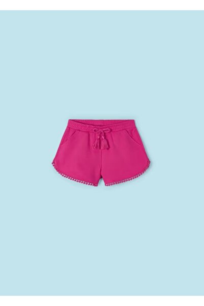 MAYORAL Summer Girl Basic Combed Cotton Shorts