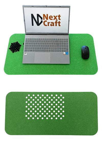Next Craft Органайзер за настолен компютър, подложка за мишка от филц, 70x32 см