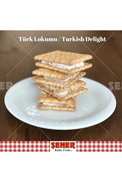Şener Glikozsuz Lokum 1.5 Kg Bisküvi Arası Lokum Sade Lokum Atıştırmalık