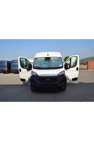 VOOS Fiat Ducato Mıknatıslı Termal Güneşlik 7 Katmanlı Kabin Set Uyumlu