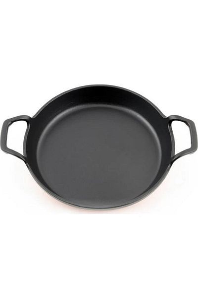 Sürel 22 Cm Bright Orange Matte Enameled Round Pan