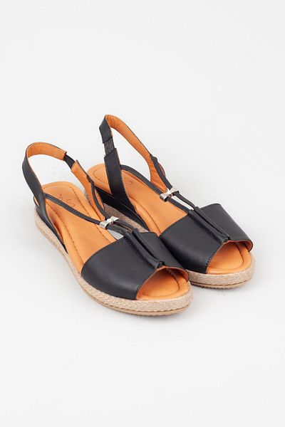 Adım Adım Women's Genuine Leather Flat Sandals