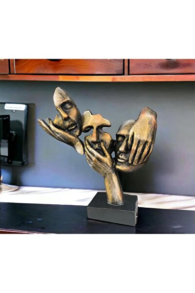 SZN DEKOR Görmedim Duymadım Bilmiyorum Dekoratif Biblo, Masa Üstü Dekoru, Ev ...