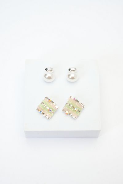 Penti Gold Colored Marcia Earring Set