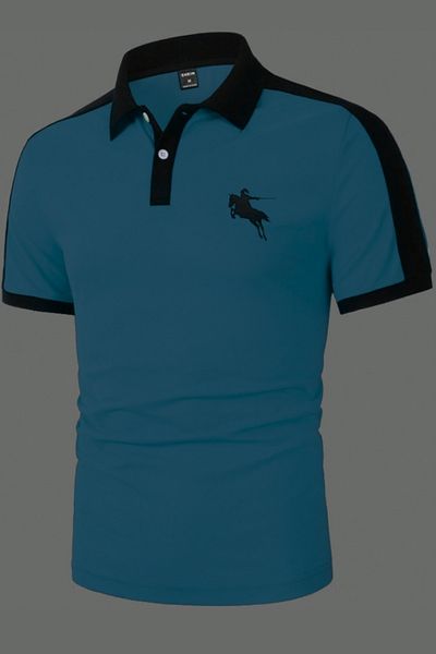 COSMOS BOX Tričko Spear Cavalry Embroidered Polo Collar