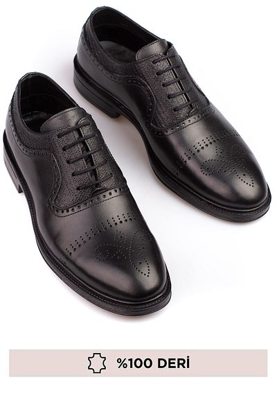 maximoda Pantofi bărbați Piele naturală, Model Clasic, 4 Anotimpuri, Interioare și Exterior din Piele
