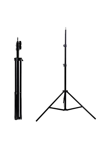 MUTAY TECH Tripod Ayaklı Selfie Işığı için Tripod Ayaklık 2 Metre Tripot 3lü ...