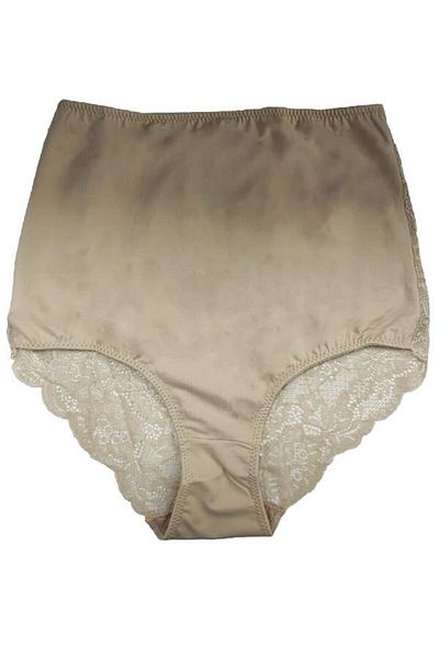 Belinay 0219 Lace Back Corset Panties Skin Xl