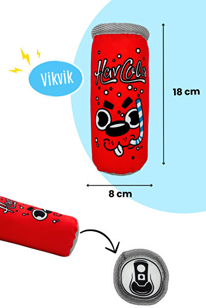 Havhav Market Köpek Oyuncak Seti 2 Adet Sesli Köpek Oyuncakları Peluş Cips ve Peluş Kutu İçecek