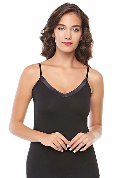 Belinay 1063 Model Women's Rope Strap Undershirt - Skin Color L Size