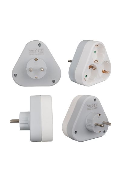 xmldünyası ShopZum VE-22414 16 AMPER 3500 WATT 3-PIECE SOCKET