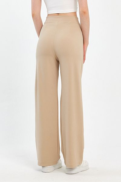ElitWear Flexible CREPE FABRIC PALAZZO PANT WITH CIRT COVER AND ELASTIC WAIST