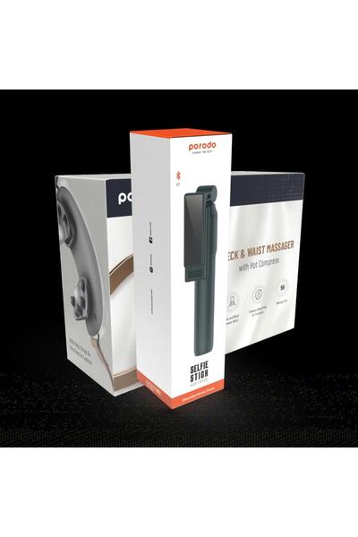 porodo Bluetooth Selfie Çubuğu, Tripod Standlı ve Çıkarılabilir Uzaktan Dekla...