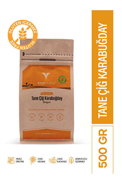 Tam Tarım Glutensiz Çiğ Karabuğday Tane 500 gr