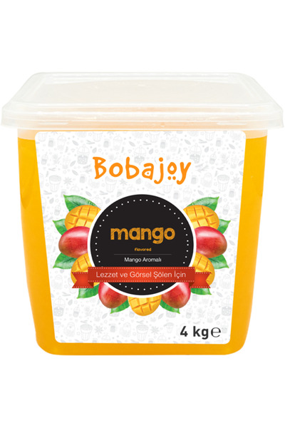 BOBAJOY Pro Mango Aromalı Bubble Tea Yüksek Aroma Kalitesi Gerçek Bubble Tea ...